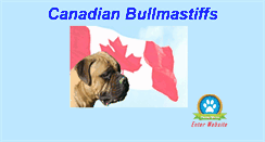 Desktop Screenshot of canadianbullmastiffs.com